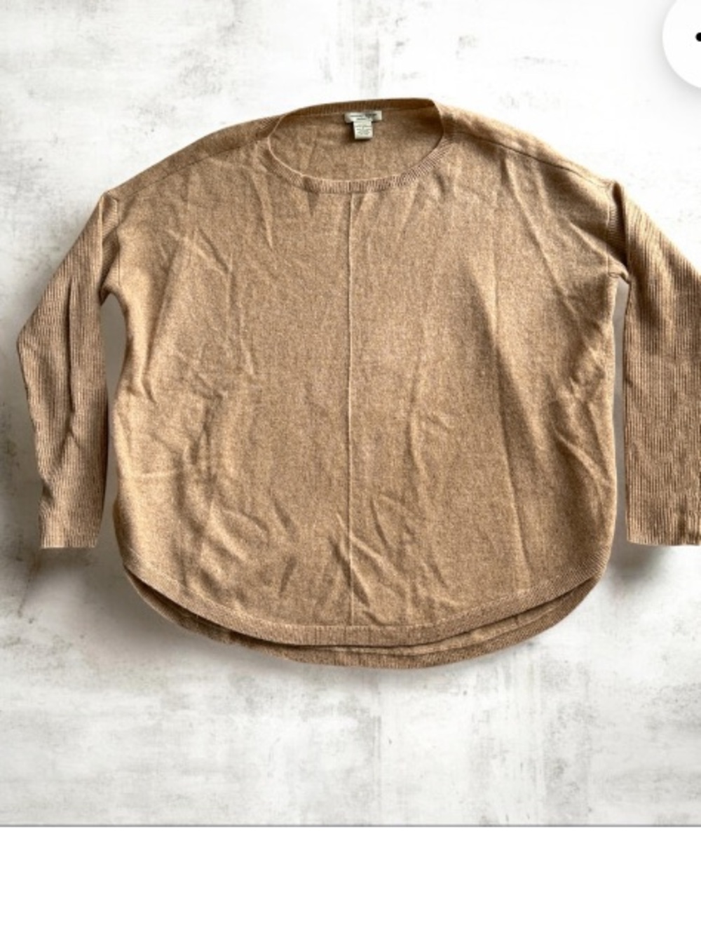 Vertical Design 2 Ply 100 percent Cashmere Sweater!